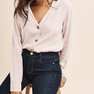 DYNAMITE pink blouse